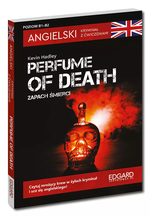 Angielski. Kryminał z ćwiczeniami. Perfume of death. Zapach śmierci - Książki