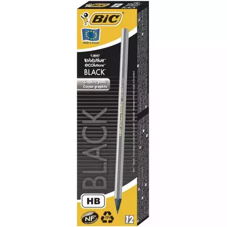 Ołówek Evolution Black, 12 sztuk - Papiernicze i szkolne