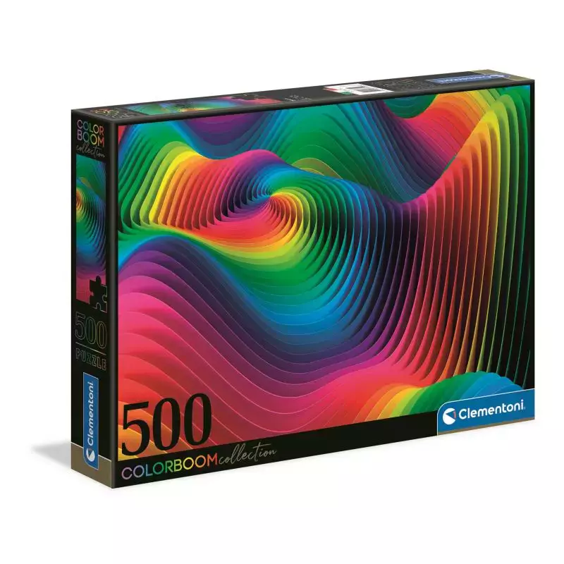 Puzzle 500 elementów. Color boom. Fale - Puzzle