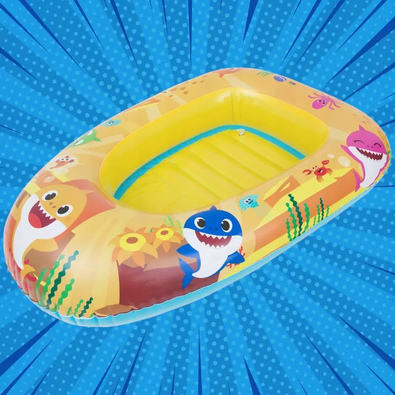 Sambro Żółty Pontonik Baby Shark 100x70cm - Zabawki