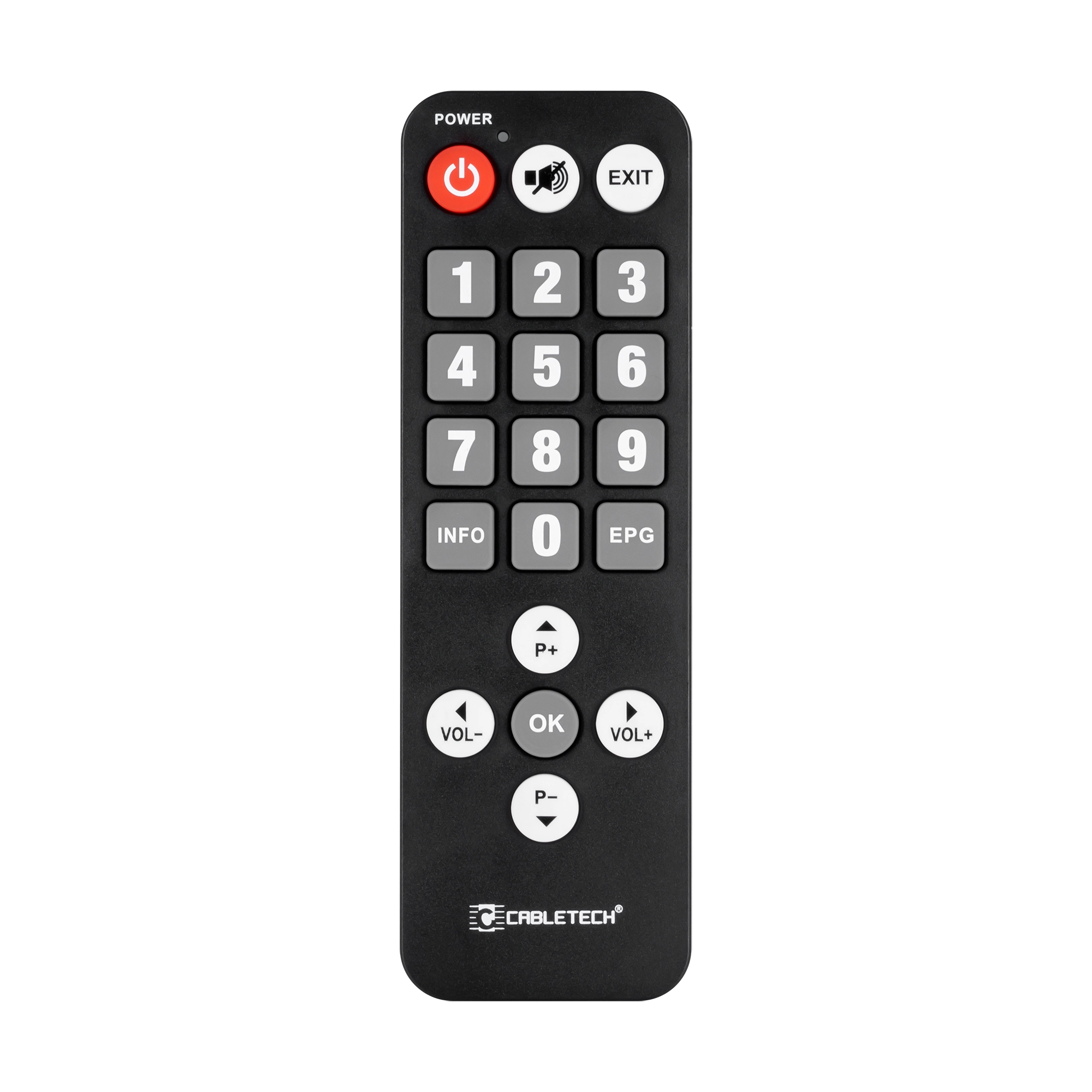 Pilot DVB-T dla seniora uniwersalny - Elektronika i akcesoria
