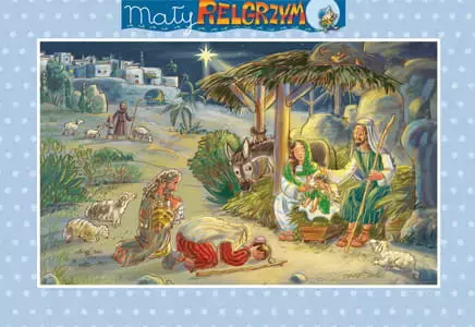 Puzzle 15 elementów. Mały Pielgrzym. Szopka Bożonarodzeniowa - Puzzle