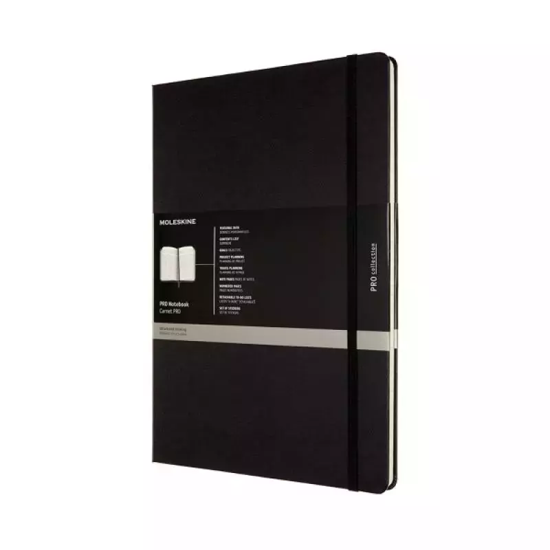 Notes Professional 21x29,7 tw. czarny MOLESKINE - Papiernicze i szkolne