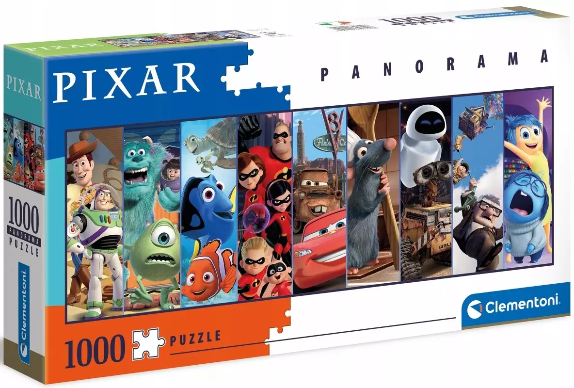 Puzzle 1000 elementów. Panorama. Disney Pixar - Puzzle