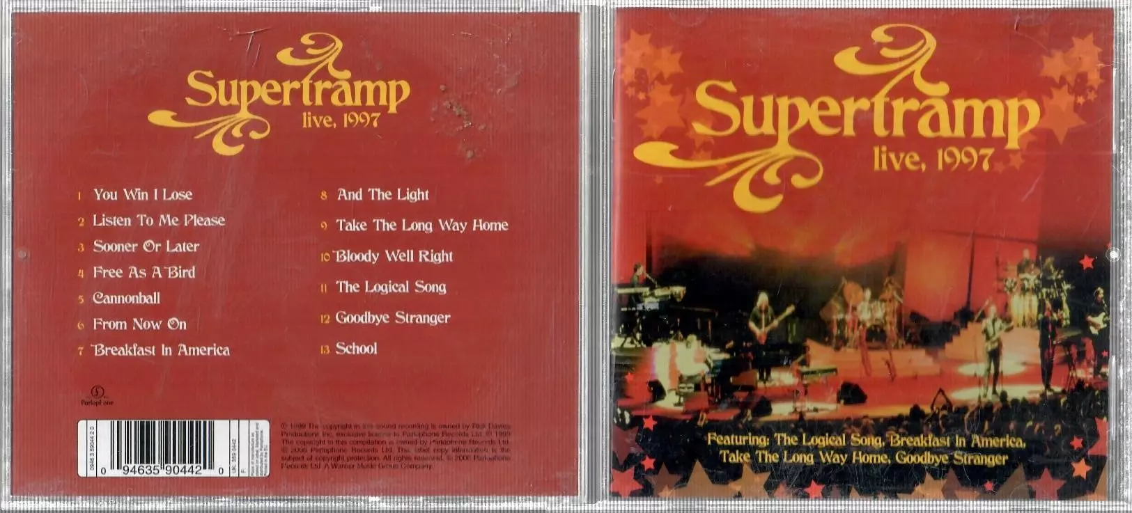 Live, 1997, CD - Muzyka