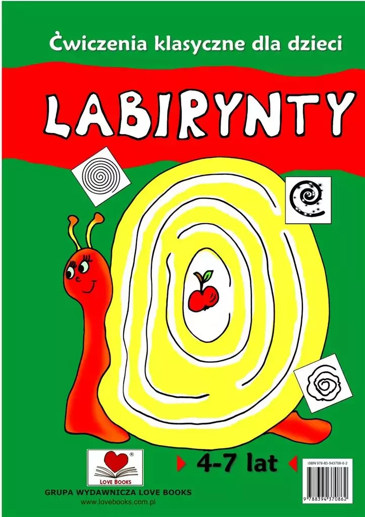 Labirynty. Ćwiczenia klasyczne dla dzieci 4-7 lat - Książki