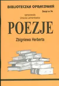 Biblioteczka Opracowań. Poezje Zbigniewa Herberta - Książki