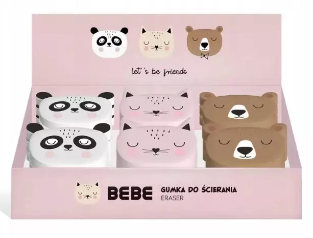 Gumka do mazania Bb Friend Girl Int pudełko A 24 - Papiernicze i szkolne