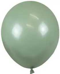 Balony pastelowe jednokolorowe szałwiowe 10szt - Impreza