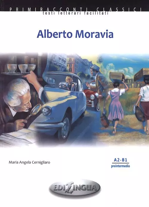 Alberto Moravia książka + CD - Książki