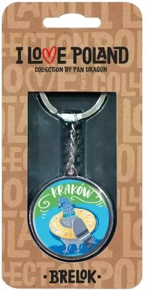 Brelok I love Poland Kraków ILP-BRE-A-KRA-09 - Zabawki