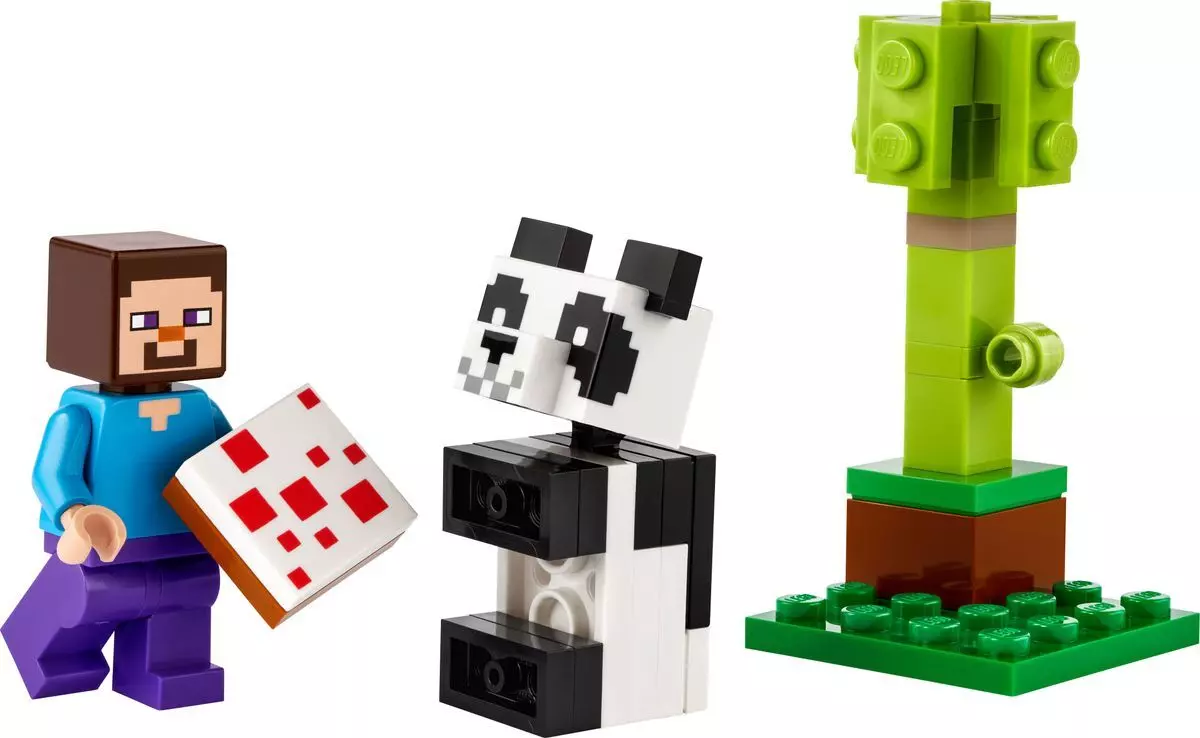 LEGO Minecraft™ Steve i mała panda 30672 - Zabawki