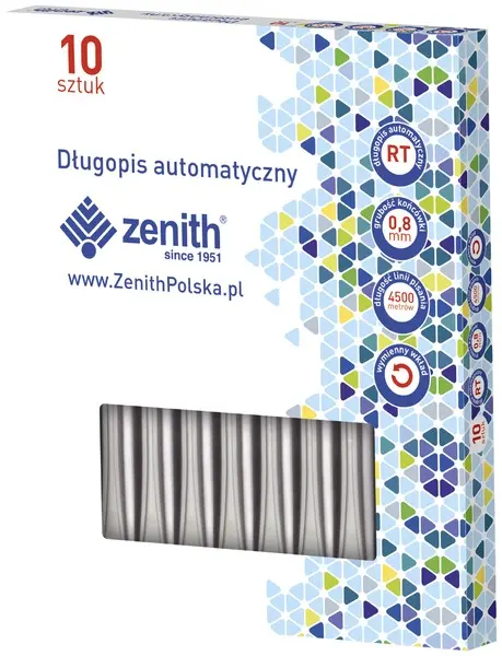 Długopis Zenith Silver luz 04021000 - Papiernicze i szkolne