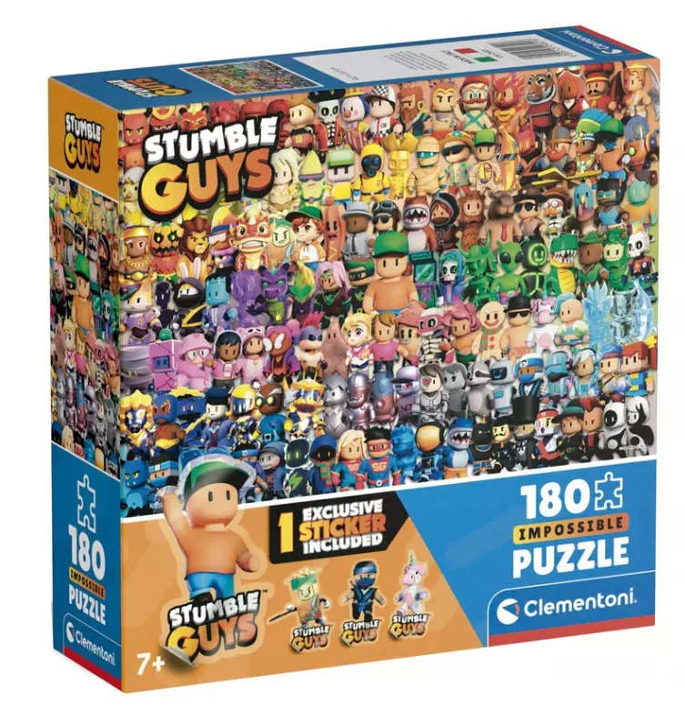 PUZZLE 180 EL. IMPOSSIBLE STUMBLE GUYS CLEMENT 29321 - Puzzle