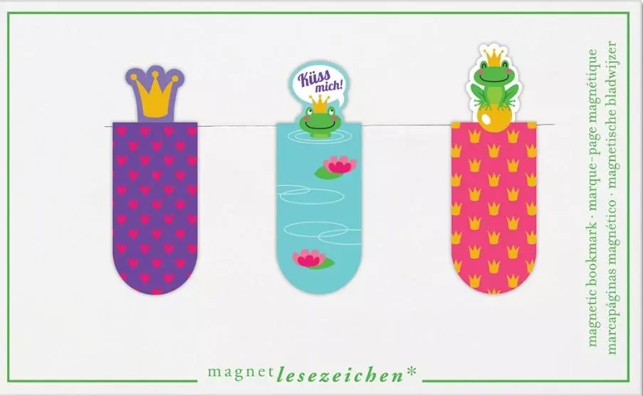 Zakładki magnetyczne - Żaba - Papiernicze i szkolne