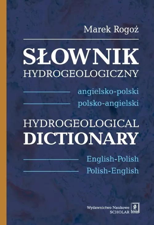 Słownik hydrogeologiczny angielsko-polski, polsko-angielski - Książki