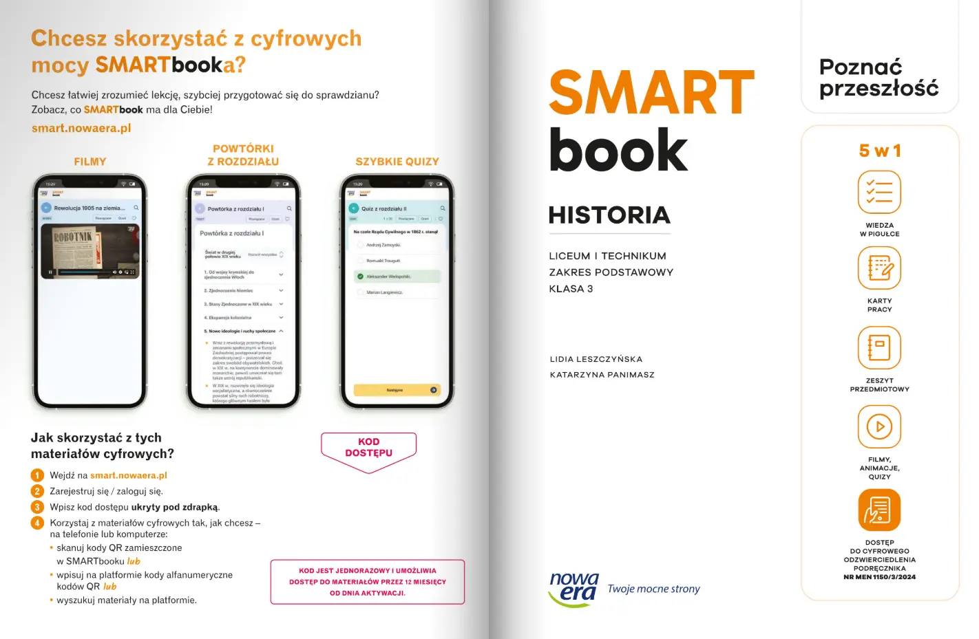 SMARTbook. Historia 3. Poznać przeszłość. Liceum i technikum. Zakres podstawowy - Książki