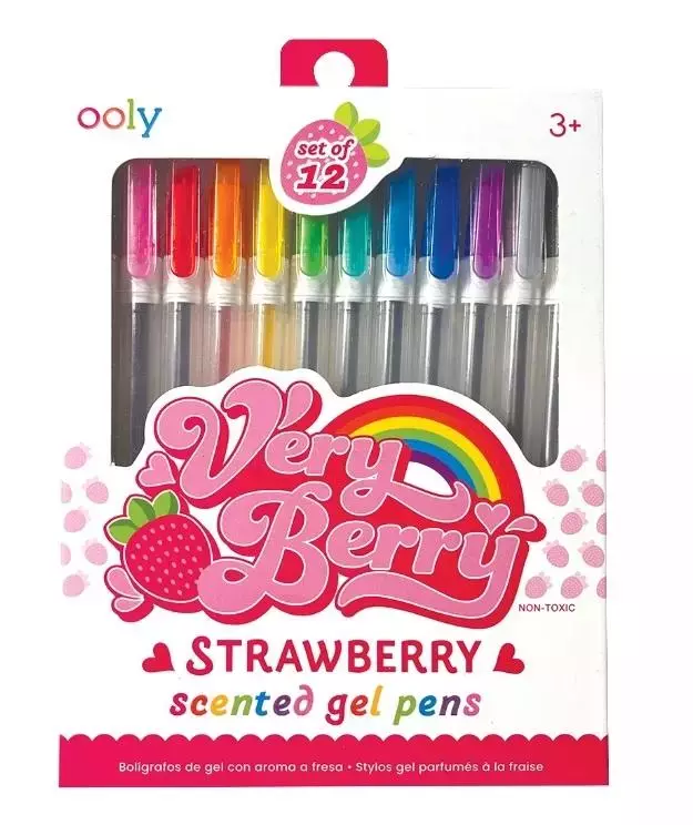 Długopisy żelowe pachnące Very Berry 12szt - Papiernicze i szkolne