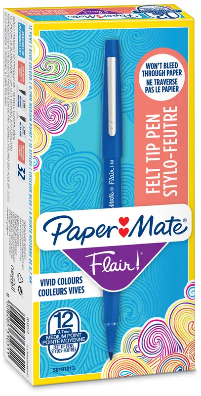 Pisak Flair Original niebieski Paper Mate - Papiernicze i szkolne