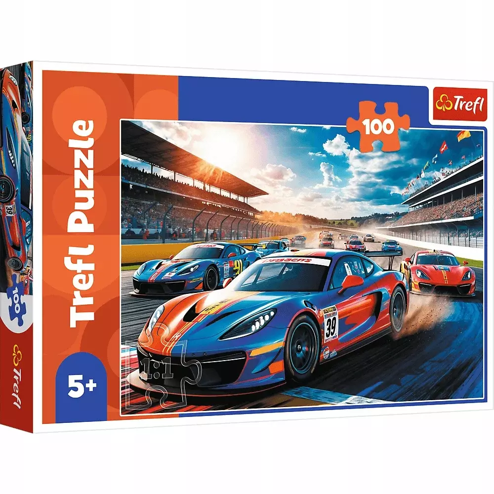 PUZZLE 100 Szybka wyścigówka 17403 - Zabawki