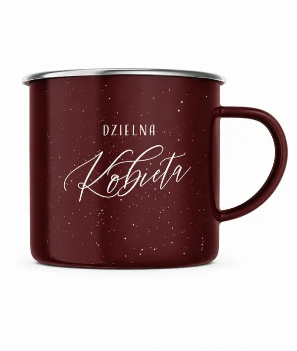 Kubek emaliowany, Dzielna kobieta - Papiernicze i szkolne