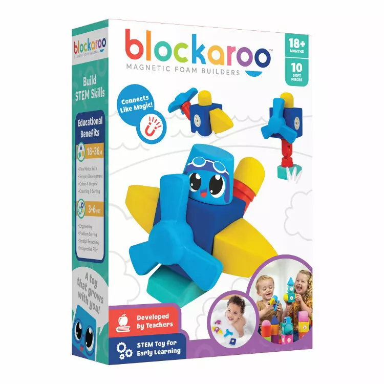 Blockaroo Zestaw mały Samolot 10el. - Zabawki