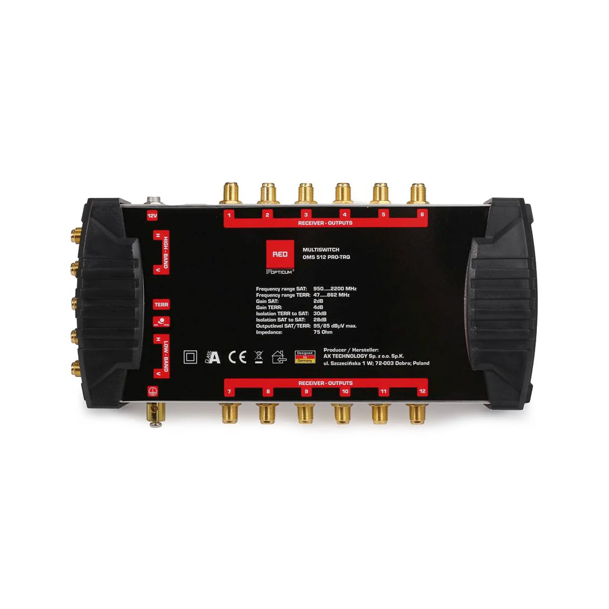 Multiswitch OPTICUM OMS 5/12 PRO TRQ PLATINUM - Elektronika i akcesoria