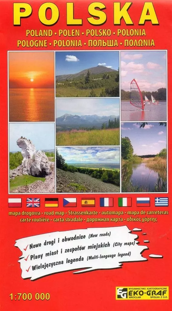 Polska, 1:700 000 - Książki