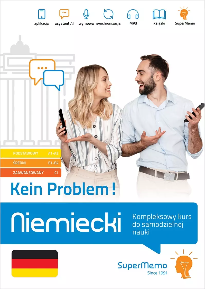 Niemiecki Kein Problem Kompleksowy kurs do samodzielnej nauki (poziom A1-C1) - Książki