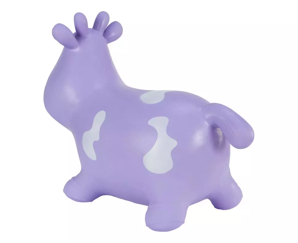 Hoppimals. Skoczek krówka, fioletowa - Zabawki