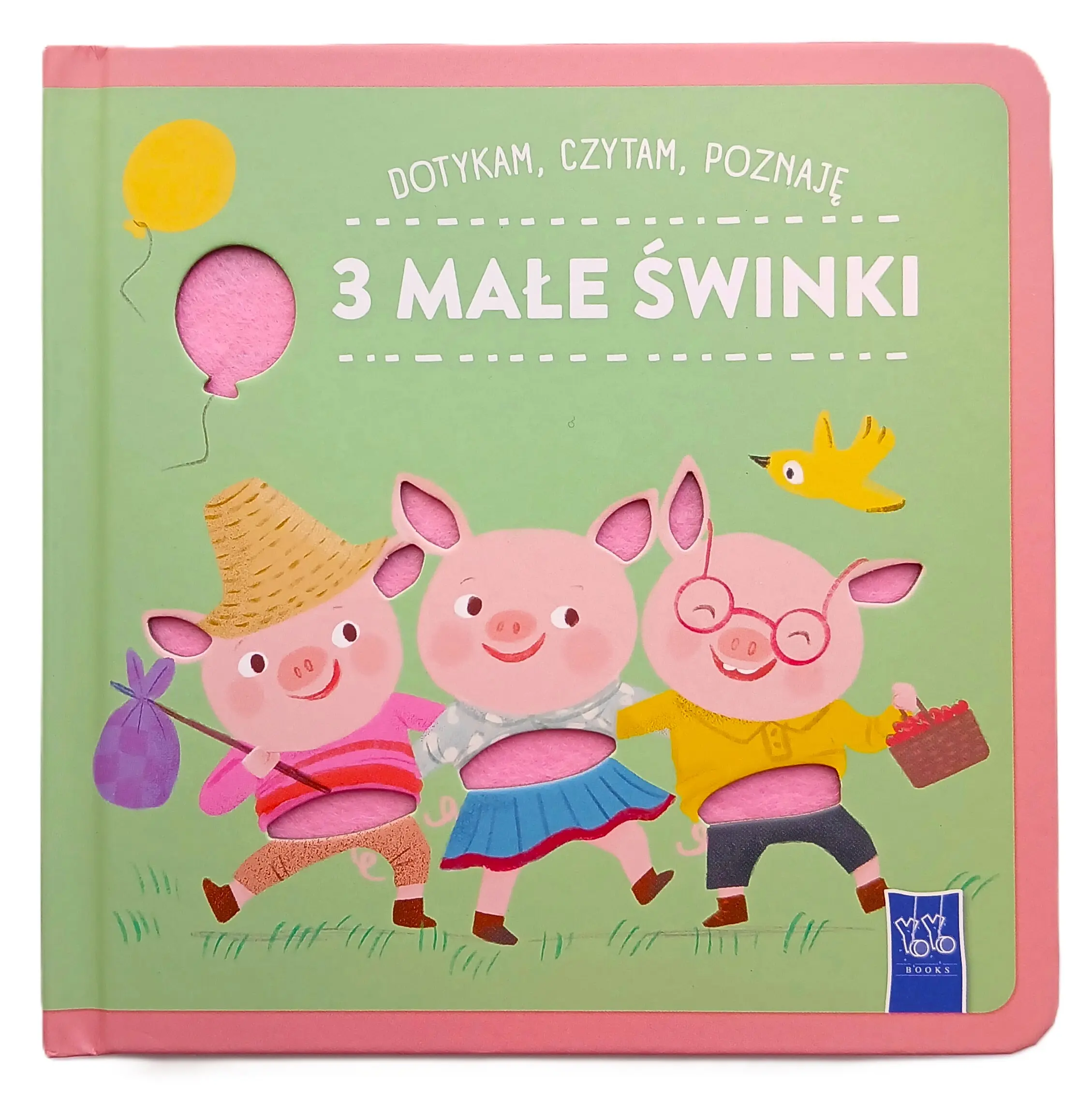 Dotykam, czytam, poznaję bajki. 3 małe świnki - Książki