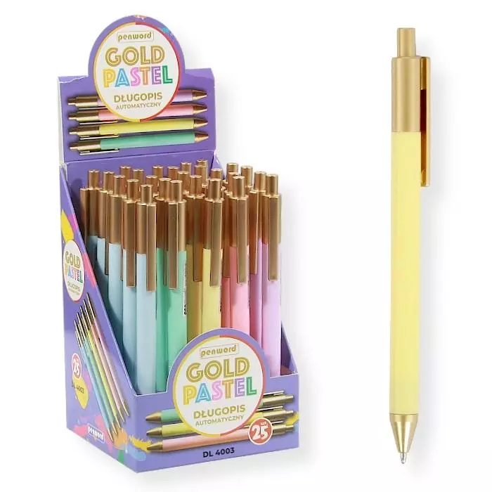 Długopis Gold Pastel - Papiernicze i szkolne