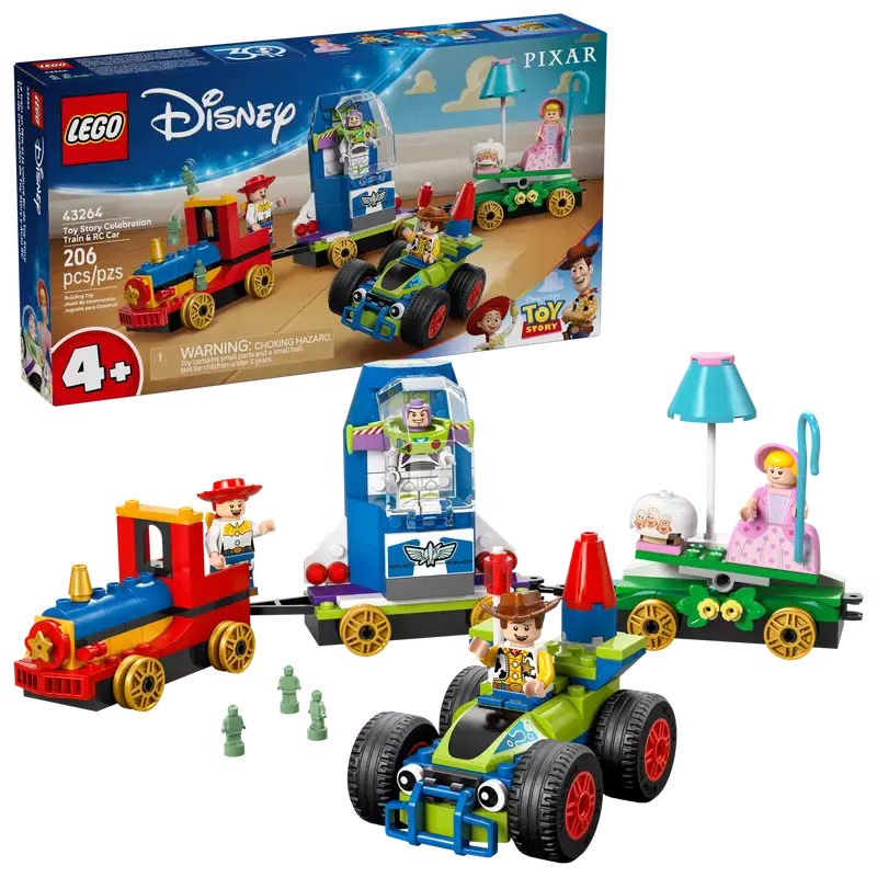 LEGO Disney™ Toy Story - Okolicznościowy pociąg i Pan Sterowany 43264 - Zabawki