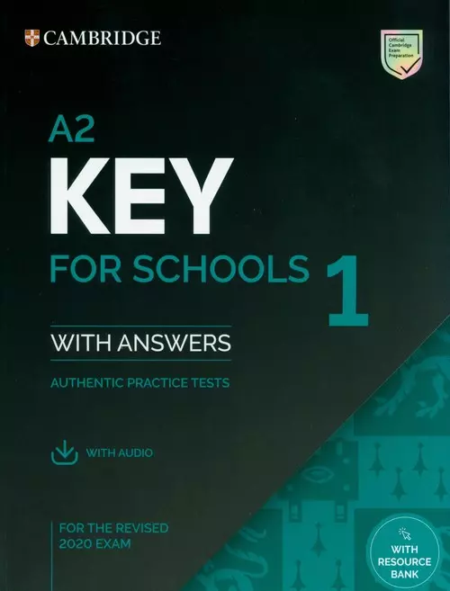 A2 Key for Schools 1 for the Revised 2020 Exam Student's Book with Answers with Audio - Książki