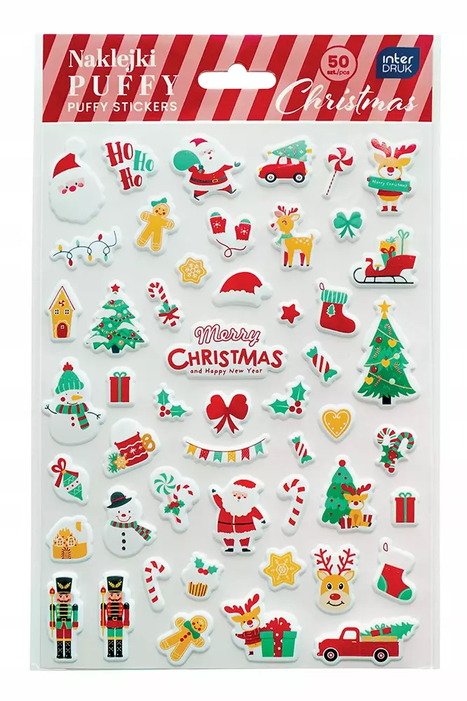 Naklej Christmas 3d Int B/c - Papiernicze i szkolne