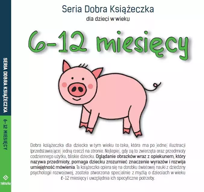 Dobra Książeczka dla dzieci w wieku 6-12 miesięcy - Książki