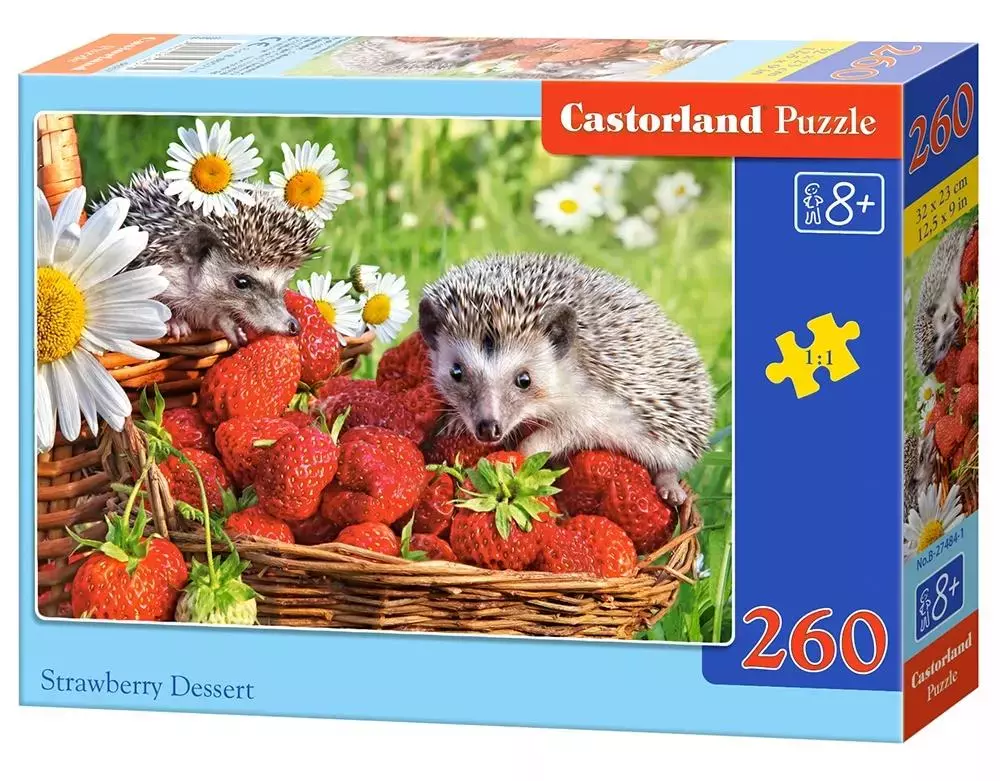 Puzzle 260 elementów. Strawberry Dessert - Puzzle