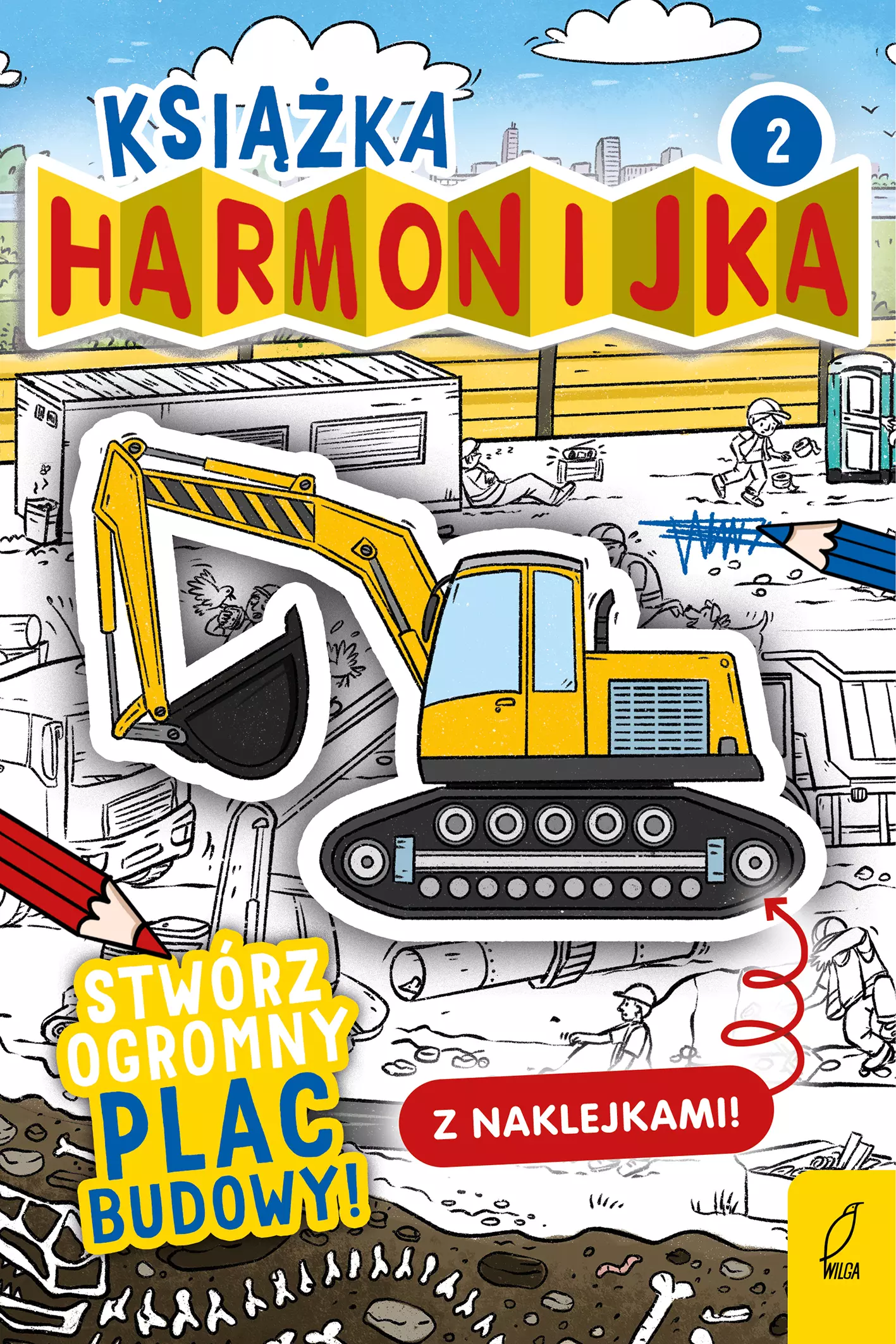 Książka harmonijka. Część 2. Stwórz ogromny plac budowy! - Książki