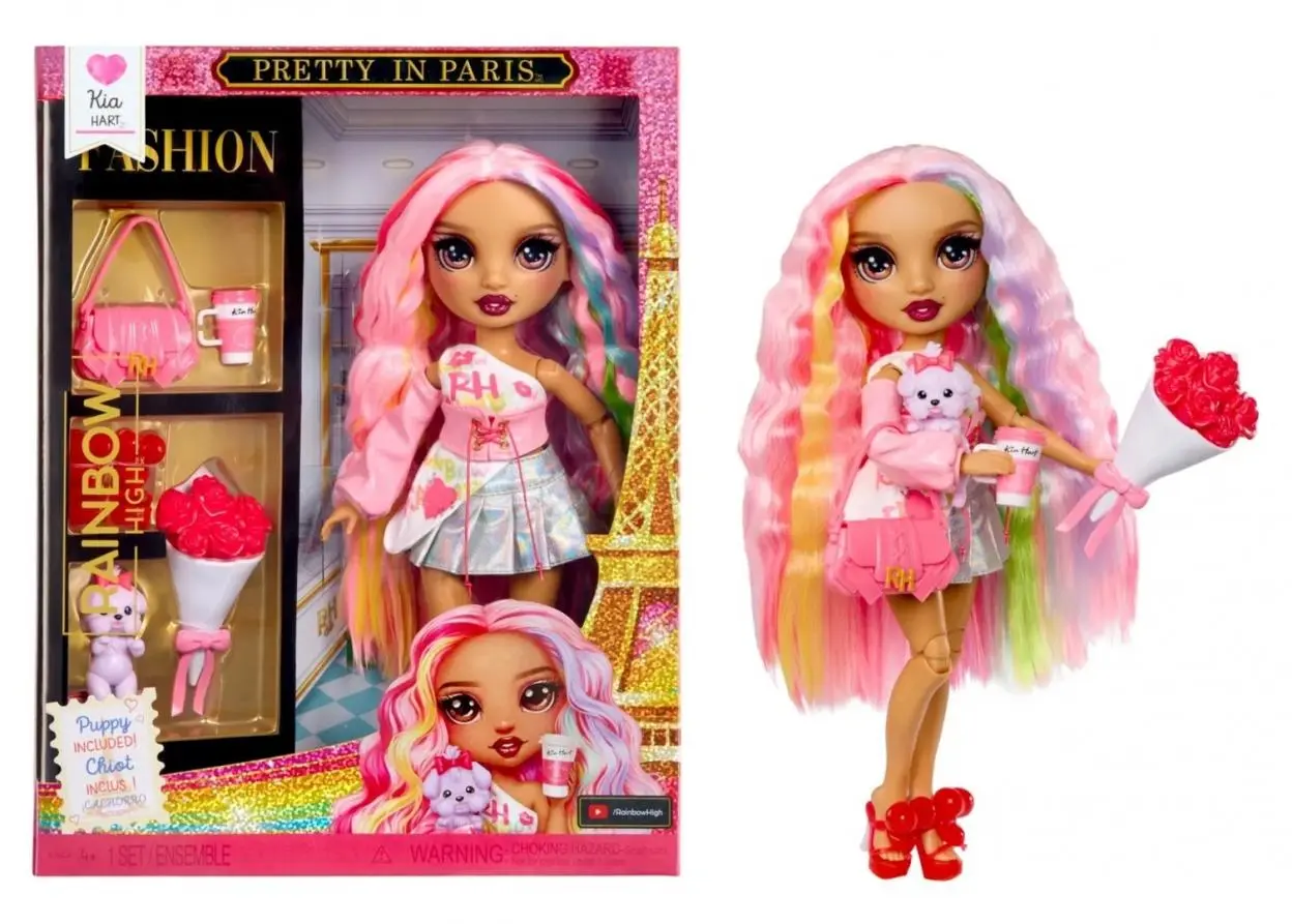Rainbow High Pretty in Paris Fashion Doll - Kia - Zabawki