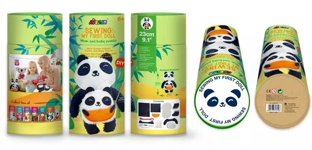 Moja pierwsza lalka do uszycia - Panda - Zabawki