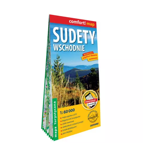 Sudety Wschodnie laminowana mapa turystyczna 1:60 000 - Książki