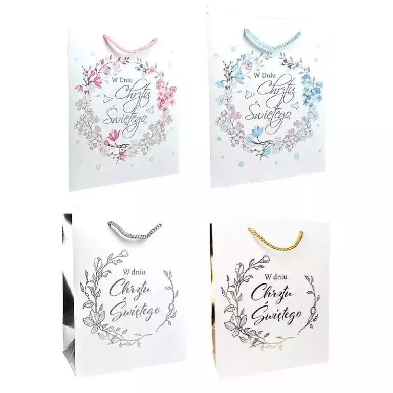 Torba prezentowa Chrzest M MIX - Papiernicze i szkolne
