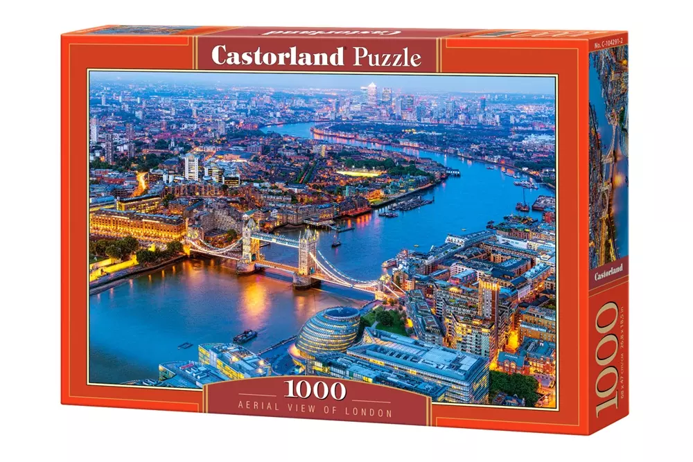Puzzle 1000 elementów. Widok z lotu ptaka na Londyn - Puzzle