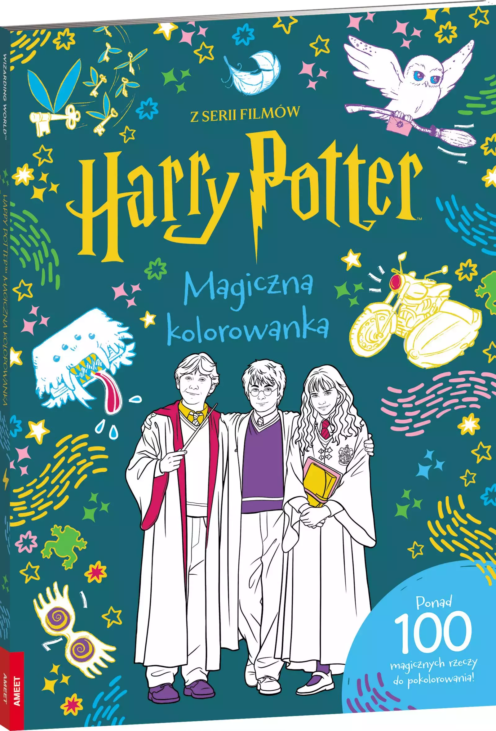 Harry Potter Magiczna kolorowanka FCB-5101 - Książki
