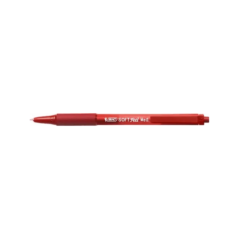 Długopis Soft Feel Clic, czerwony - Papiernicze i szkolne