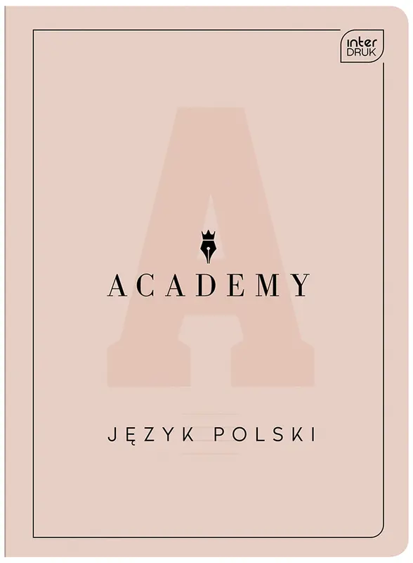 Zeszyt temat. Hybrid A4 60 k. linia j. polski Academy, Interdruk - Papiernicze i szkolne