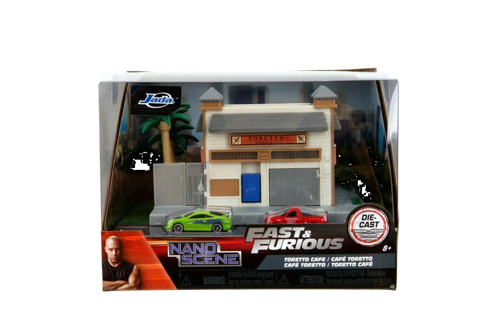 Fast&Furious - Diorama Kawiarnia Toretto - Zabawki
