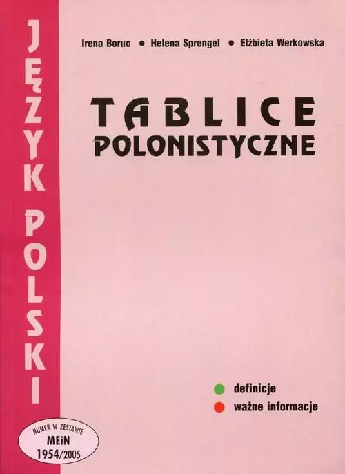 Tablice polonistyczne - Książki