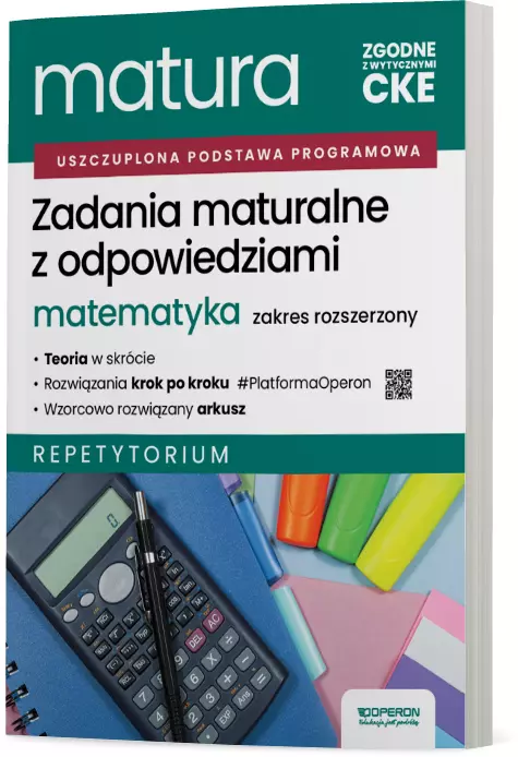 Matura 2026. Zadania maturalne z odpowiedziami. Matematyka. Zakres rozszerzony. Repetytorium - Książki