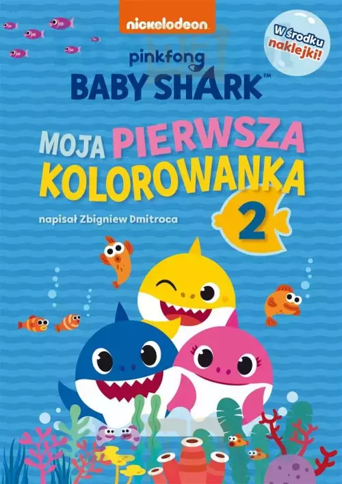 Baby Shark. Moja pierwsza kolorowanka 2 - Książki